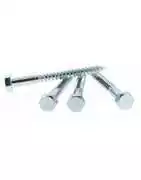 Tirefonds tête hexagonale inox A4 – fixations traversantes marines durables